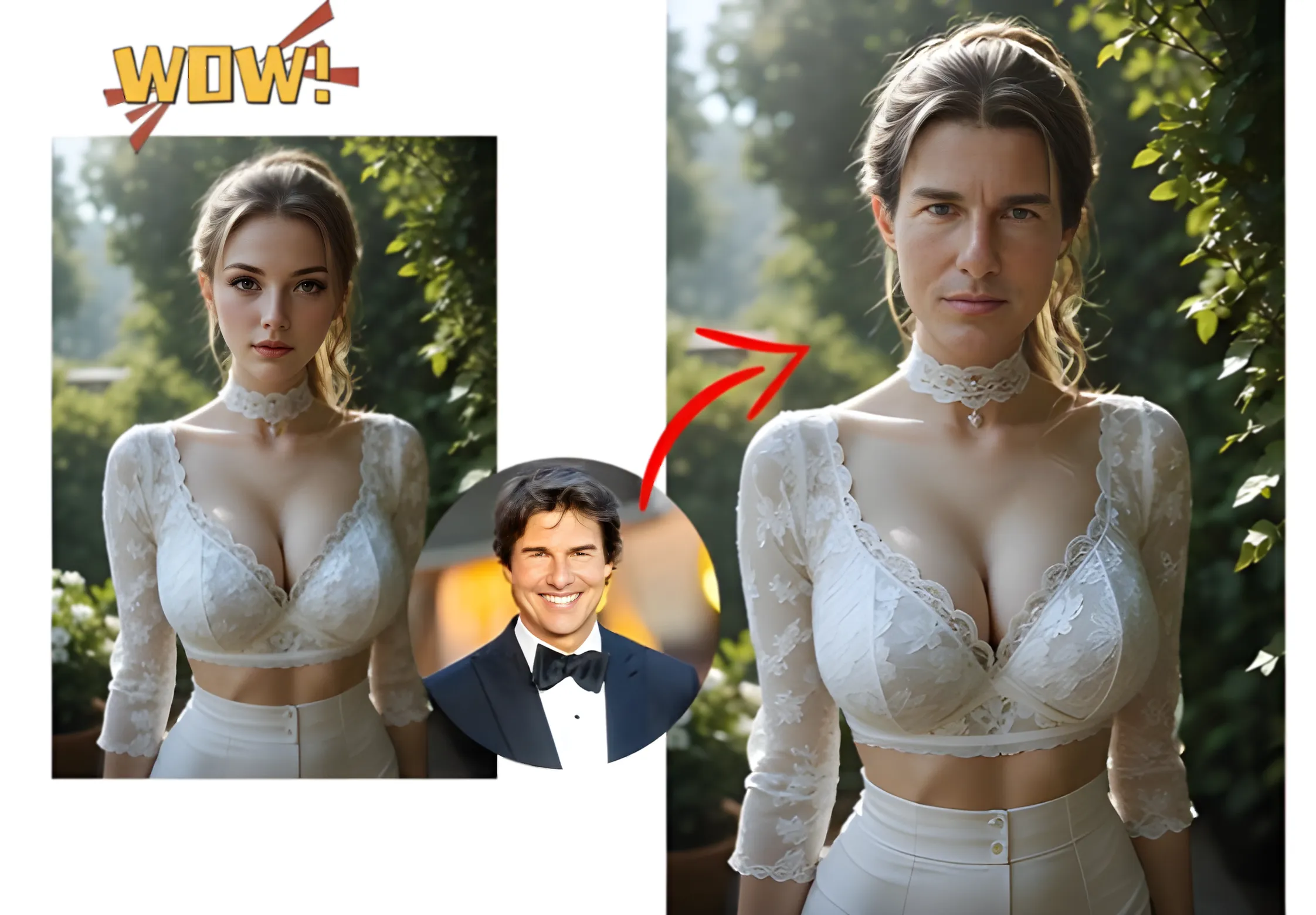 How face-swapping technology works
