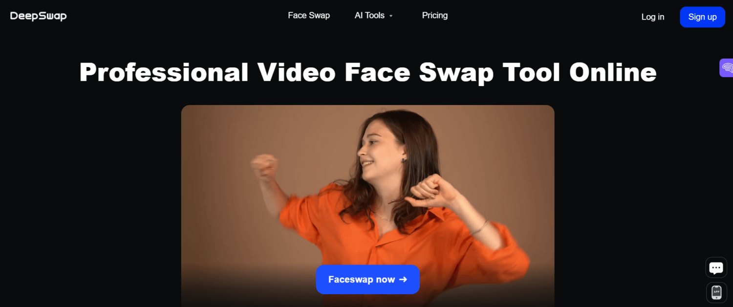 Deepswap.ai Face Swap Tool
