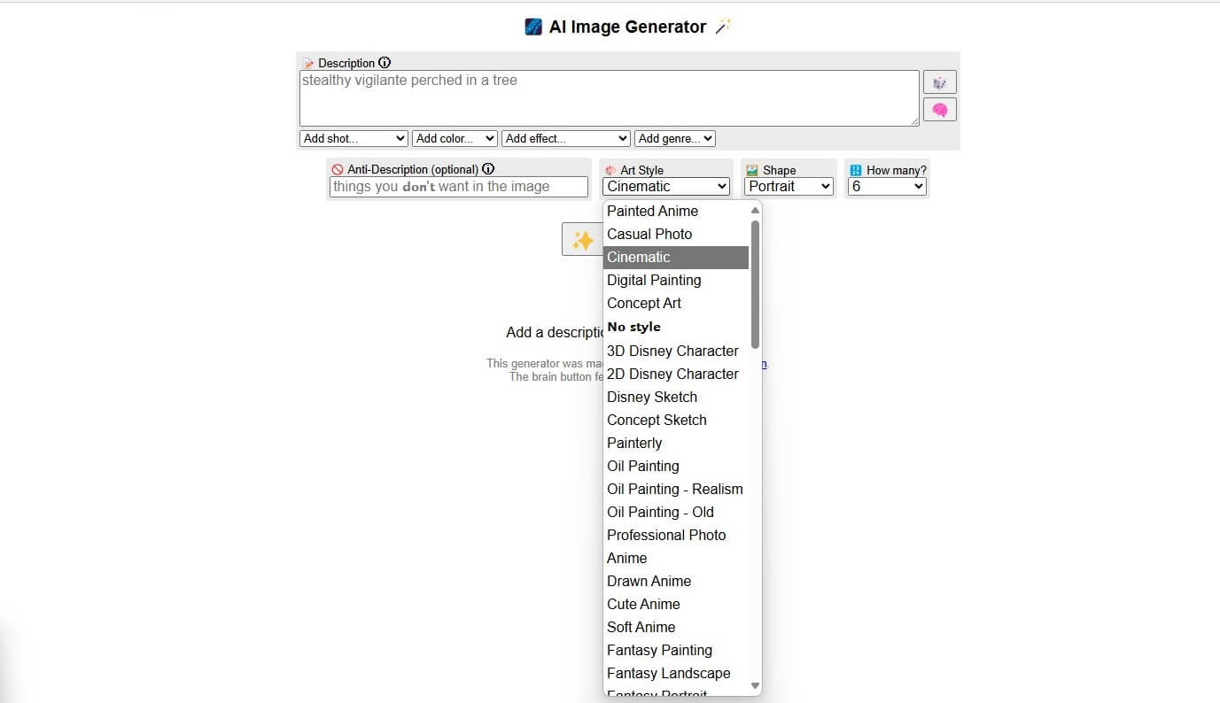 Perchance - Free AI Girl Image Generator