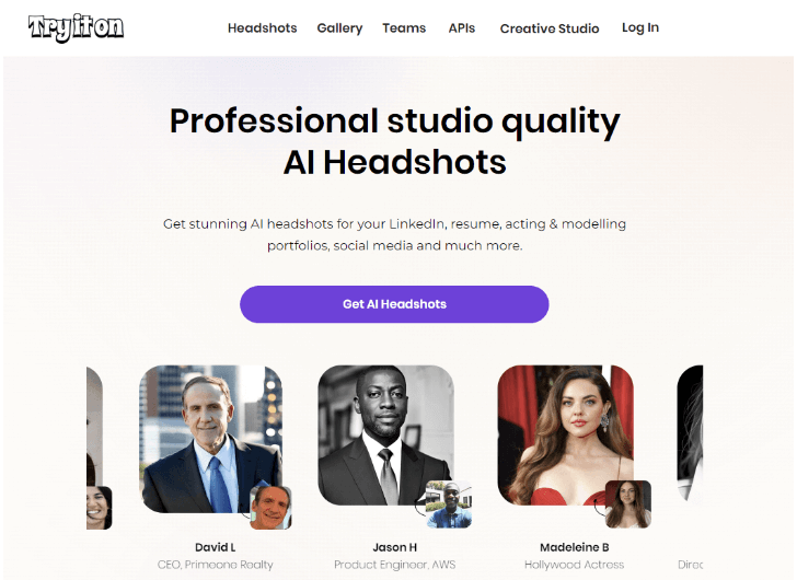 Tryiton AI Headshot Generator